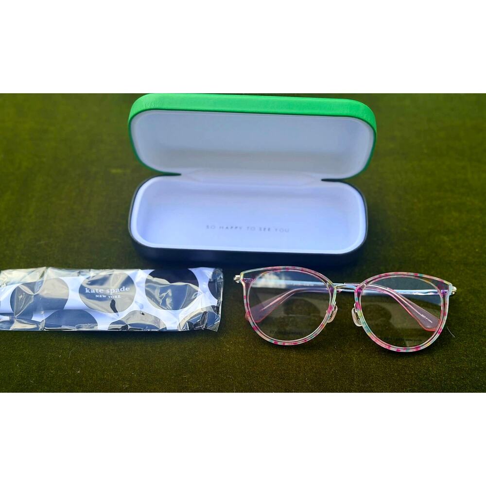 Kate Spade New York "Eliana" Round Stainless Steel Eyeglasses frames - NEW - Picture 7 of 7